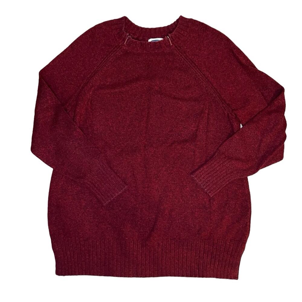 Old Navy Maternity Nursing Sweater Women's Red Large